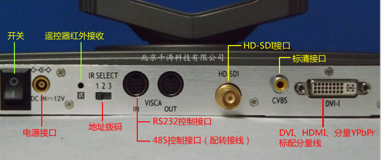HD-SDI多接口1080P高清摄像机